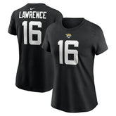 Trevor Lawrence Jacksonville Jaguars Women's Player Name & Number T-Shirt - Black - Nike