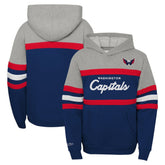 Washington Capitals Mitchell & Ness Youth Head Coach Pullover Hoodie - Gray | NHL on sale