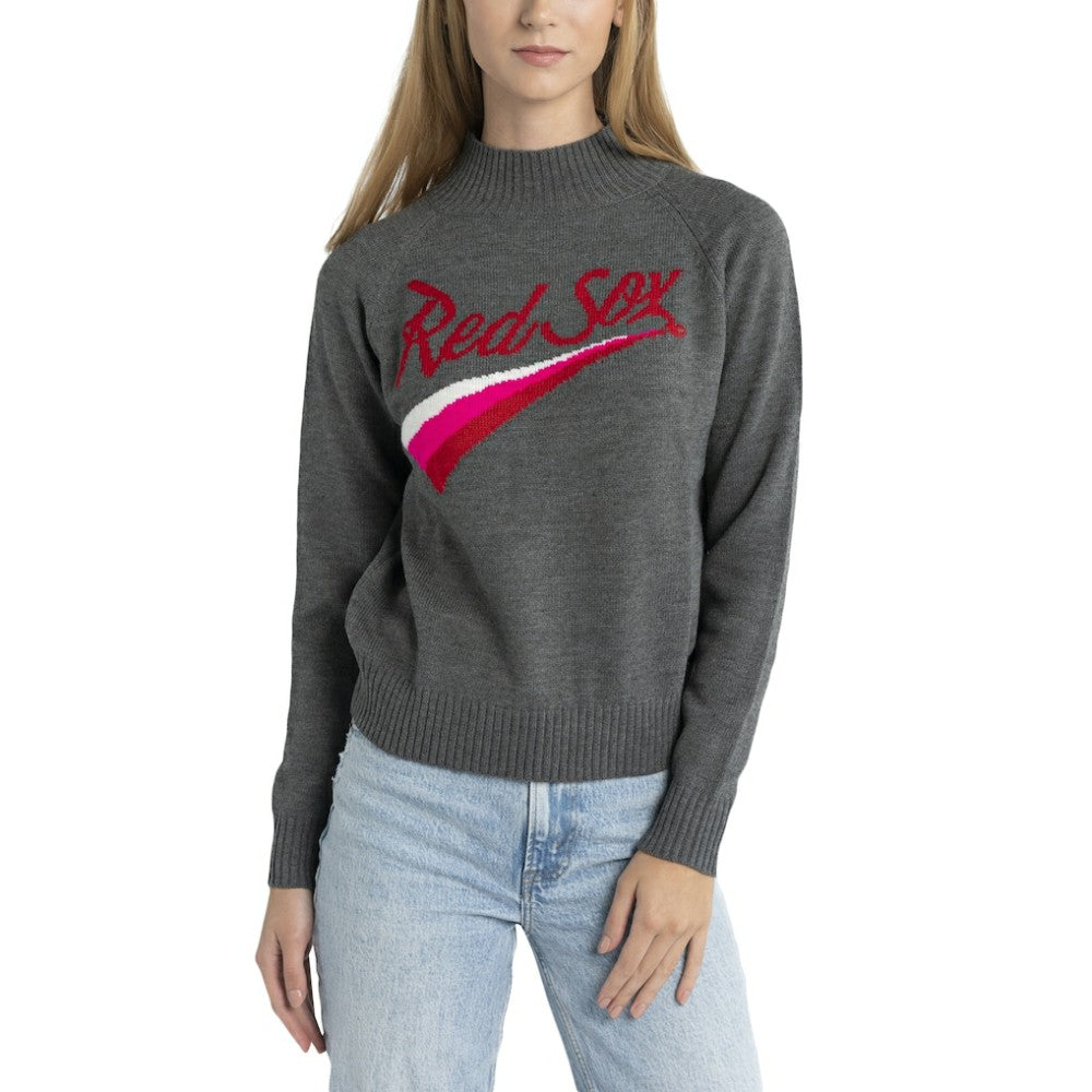 Boston Red Sox Lusso Women's Serena Raglan Pullover Sweater Near Me