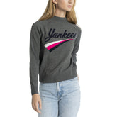 New York Yankees Lusso Women's Serena Raglan Pullover Sweater Discount