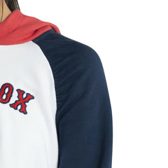 Boston Red Sox Lusso Women's Marlowe Tri-Blend Raglan Pullover Hoodie Outlet