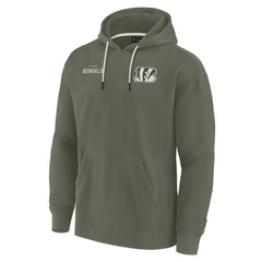 Cincinnati Bengals Unisex Elements Super Soft Fleece Pullover Hoodie - Olive - Fanatics