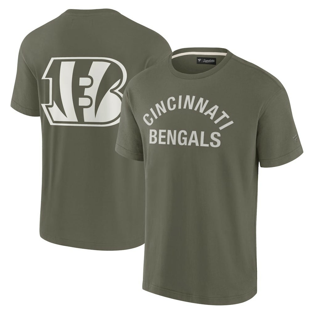 Cincinnati Bengals Unisex Elements Super Soft Short Sleeve T-Shirt - Olive - Fanatics