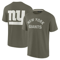 New York Giants Unisex Elements Super Soft Short Sleeve T-Shirt - Olive - Fanatics