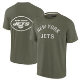New York Jets Unisex Elements Super Soft Short Sleeve T-Shirt - Olive - Fanatics