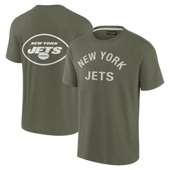 New York Jets Unisex Elements Super Soft Short Sleeve T-Shirt - Olive - Fanatics