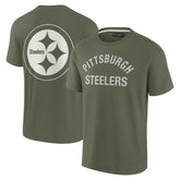 Pittsburgh Steelers Unisex Elements Super Soft Short Sleeve T-Shirt - Olive - Fanatics