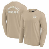 Cincinnati Bengals Unisex Elements Super Soft Long Sleeve T-Shirt - Khaki - Fanatics