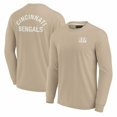 Cincinnati Bengals Unisex Elements Super Soft Long Sleeve T-Shirt - Khaki - Fanatics