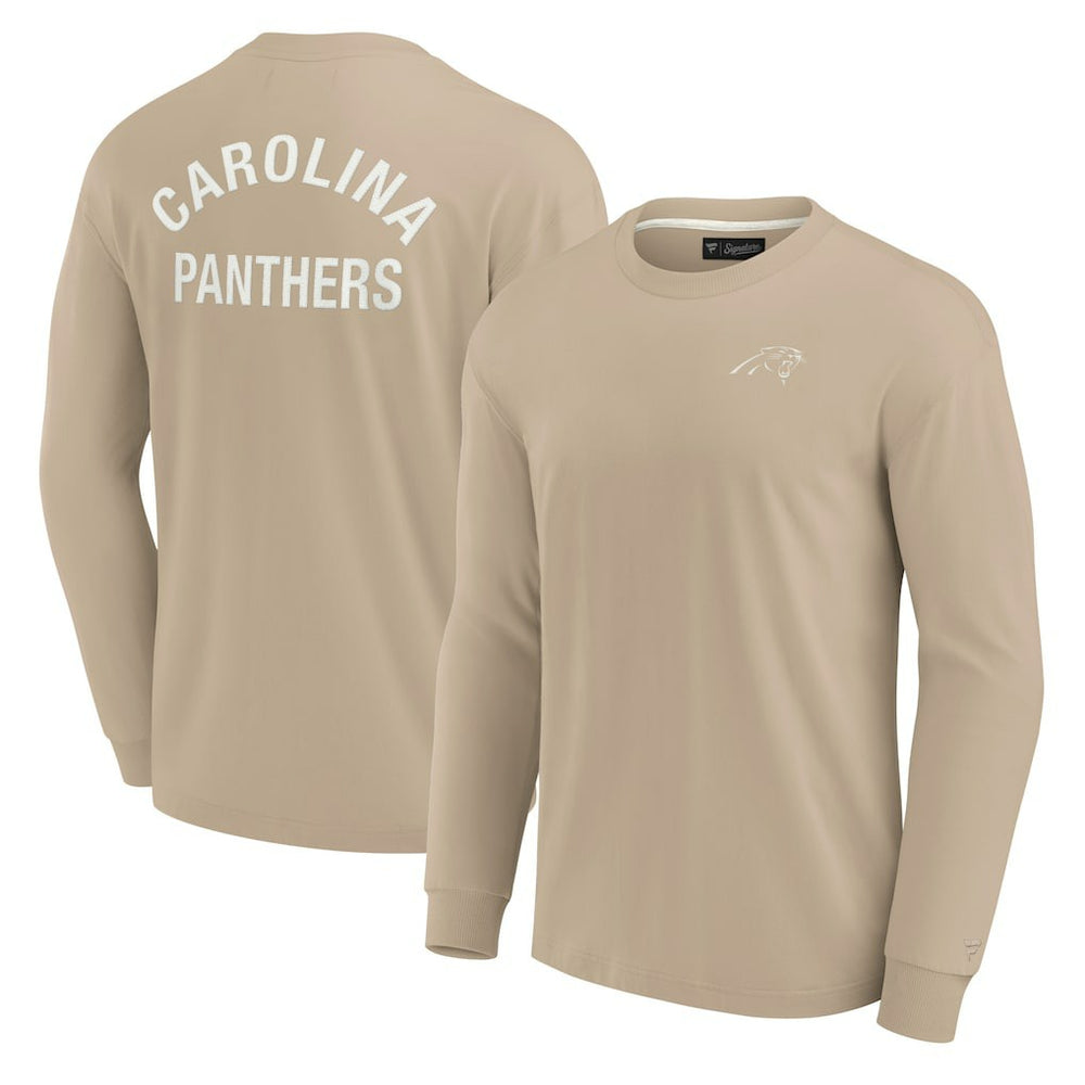 Carolina Panthers Unisex Elements Super Soft Long Sleeve T-Shirt - Khaki - Fanatics
