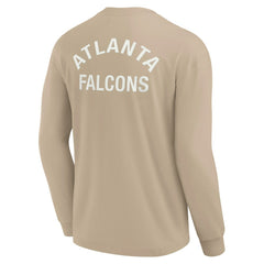 Atlanta Falcons Unisex Elements Super Soft Long Sleeve T-Shirt - Khaki - Fanatics