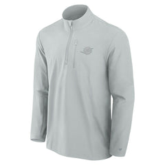 Miami Dolphins Front Office Micro Tonal Quarter-Zip Pullover - Gray - Fanatics