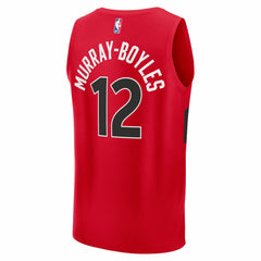 Fanatics Collin Murray-Boyles Toronto Raptors Youth 2025 NBA Draft First Round Pick Fast Break Replica Jersey Icon Edition Red