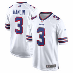 Damar Hamlin Buffalo Bills Game Jersey - White - Nike
