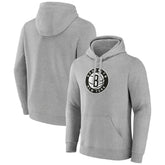Fanatics Brooklyn Nets Primary Logo Pullover Hoodie Heather Gray