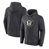 Fanatics Brooklyn Nets Primary Logo Pullover Hoodie Heather Charcoal