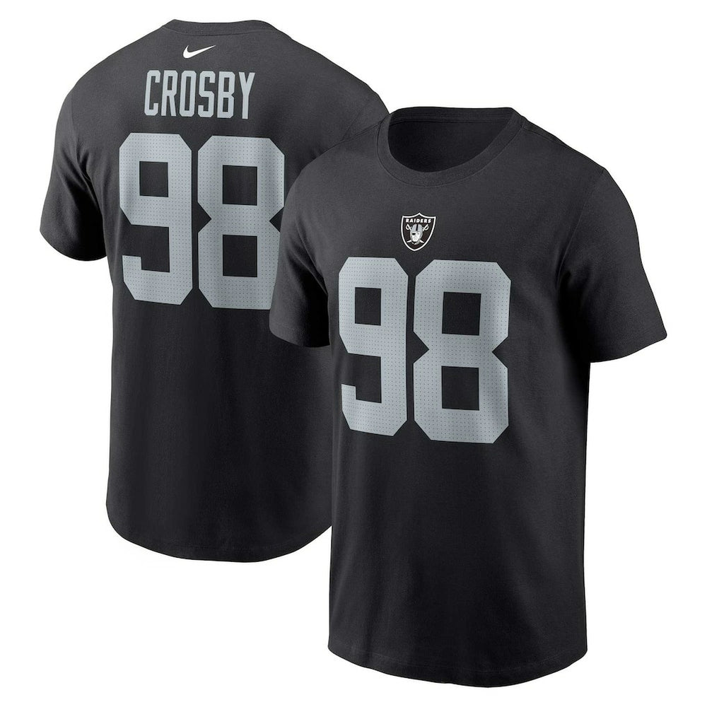 Maxx Crosby Las Vegas Raiders Player Name & Number T-Shirt - Black - Nike