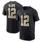 Chris Olave New Orleans Saints Player Name & Number T-Shirt - Black - Nike