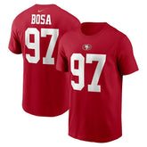 Nick Bosa San Francisco 49ers Player Name & Number T-Shirt - Scarlet - Nike