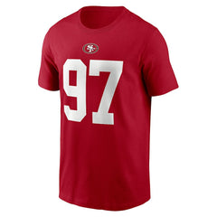 Nick Bosa San Francisco 49ers Player Name & Number T-Shirt - Scarlet - Nike