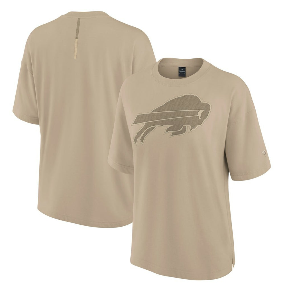 Buffalo Bills Women's Oversized Elements T-Shirt - Khaki - Fanatics