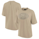 San Francisco 49ers Women's Oversized Elements T-Shirt - Khaki - Fanatics