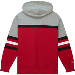 Detroit Red Wings Head Coach Pullover Hoodie - Red/Gray | NHL Lifestyle