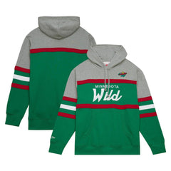 Minnesota Wild Head Coach Pullover Hoodie - Green/Gray | NHL near me