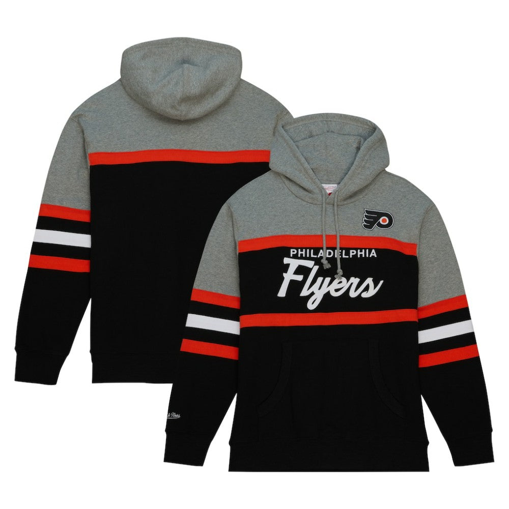 Philadelphia Flyers Head Coach Pullover Hoodie - Black/Gray | NHL Clearance