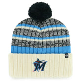 Miami Marlins '47 Tavern Cuffed Knit Hat with Pom Sale