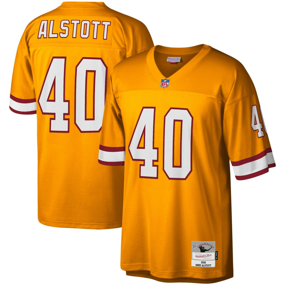 Mike Alstott Tampa Bay Buccaneers Youth 1996 Retired Player Legacy Jersey - Orange - Mitchell & Ness