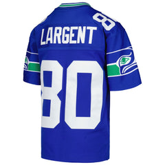 Steve Largent Seattle Seahawks Youth 1985 Retired Player Legacy Jersey - Royal - Mitchell & Ness