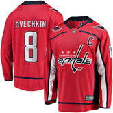 Alexander Ovechkin Washington Capitals Fanatics Captain Patch Home Breakaway Jersey - Red | Fanatics Clearance