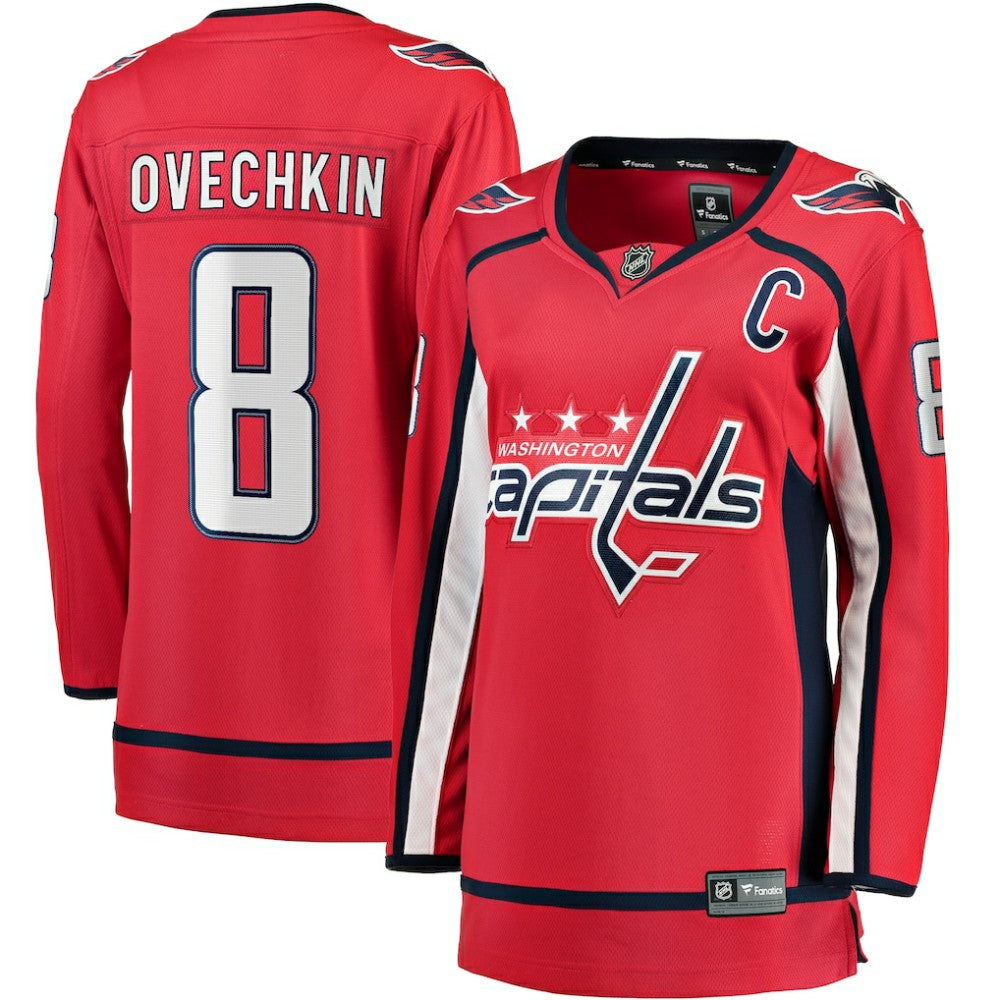 Alexander Ovechkin Washington Capitals Fanatics Women's Captain Patch Home Breakaway Player Jersey - Red | Fanatics Lifestyle