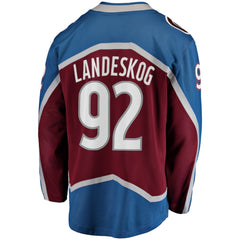 Gabriel Landeskog Colorado Avalanche Fanatics Captain Patch Home Breakaway Jersey - Burgundy | Fanatics discount