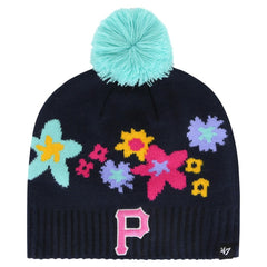 Pittsburgh Pirates '47 Girls Youth Buttercup Knit Beanie with Pom Sale