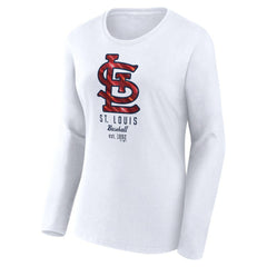 St. Louis Cardinals Fanatics Women's Lightweight Fitted Long Sleeve T-Shirt Outlet
