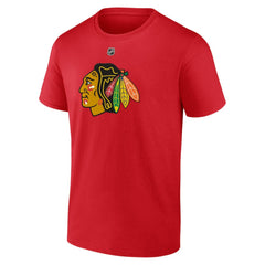 Connor Bedard Chicago Blackhawks Fanatics Authentic Stack Name & Number T-Shirt - Red | Fanatics Clearance