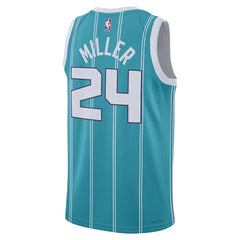 Nike Brandon Miller Charlotte Hornets Unisex NBA Draft Swingman Jersey Icon Edition Teal