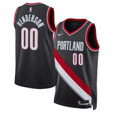 Nike Scoot Henderson Portland Trail Blazers Unisex 2023 NBA Draft Swingman Jersey Icon Edition Black
