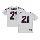 Deion Sanders Atlanta Falcons 1991 Authentic Throwback Retired Player Jersey - White - Mitchell & Ness