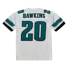 Brian Dawkins Philadelphia Eagles 1996 Authentic Throwback Retired Player Jersey - White - Mitchell & Ness