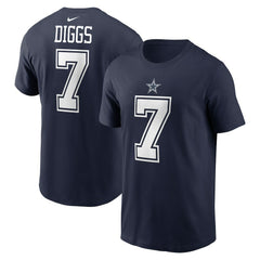 Trevon Diggs Dallas Cowboys Player Name & Number T-Shirt - Navy - Nike