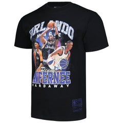 Mitchell & Ness Penny Hardaway Orlando Magic Hardwood Classics Bling Concert Player T-Shirt Black