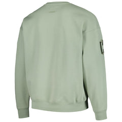 Cleveland Guardians Pro Standard Neutral Drop Shoulder Pullover Sweatshirt Outlet