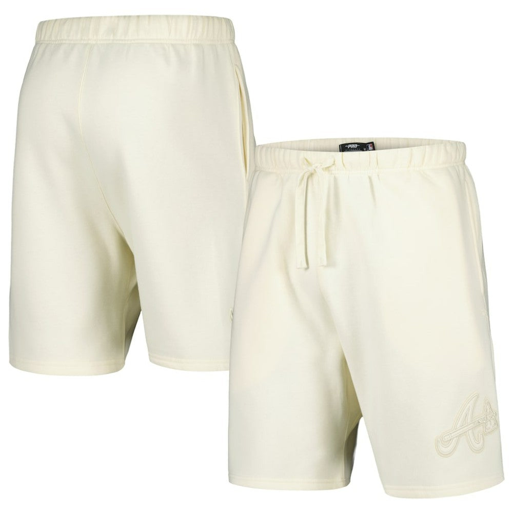 Atlanta Braves Pro Standard Neutral Fleece Shorts Outlet