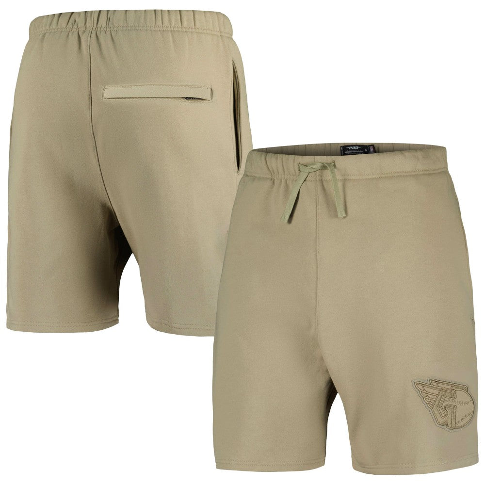 Cleveland Guardians Pro Standard Neutral Fleece Shorts Sale