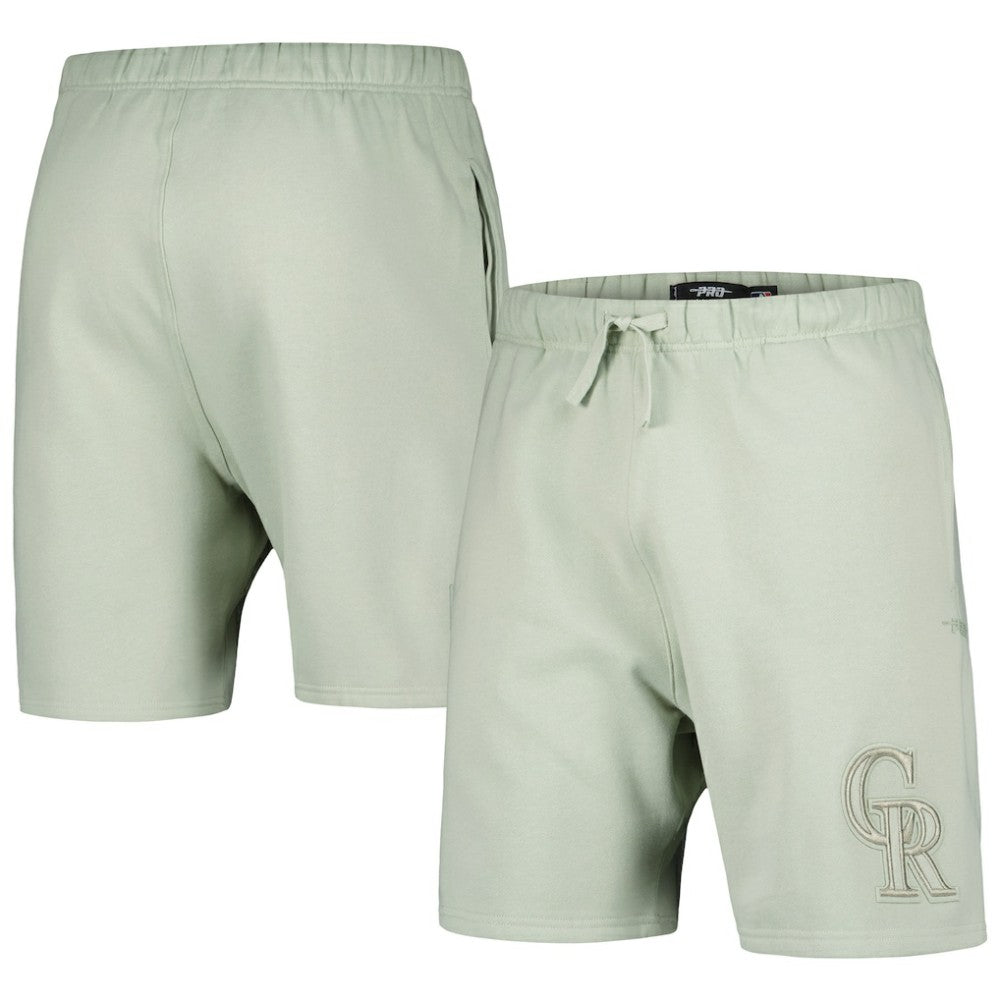 Colorado Rockies Pro Standard Neutral Fleece Shorts Outlet