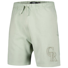 Colorado Rockies Pro Standard Neutral Fleece Shorts Outlet