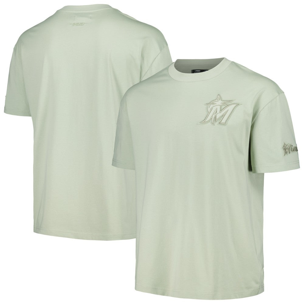 Miami Marlins Pro Standard Oversized Neutral CJ Dropped Shoulders T-Shirt Online